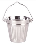 Frietemmer 9 cm geribbeld