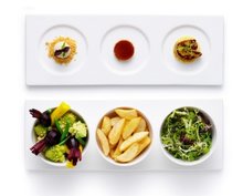 Presentatie- &amp; transportbord met 3 spiegels Q Fine China