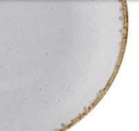 Bord rond coupe 28 cm Stone
