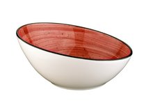 Kom schuin 18 cm Passion Red Aura