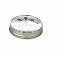 Deksel voor glazen beker Mason Jar