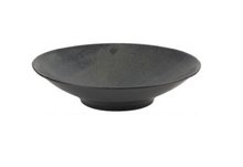 Bord diep op voet 26 cm Graphite