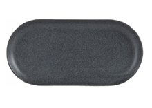 Bord ovaal smal 30 cm Graphite