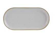 Bord ovaal smal 30 cm Stone