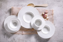 Bord 27 cm coupe White Delight Palmer