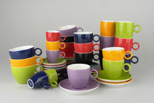 Beker 23 cl blauw Bart Maastricht Porselein