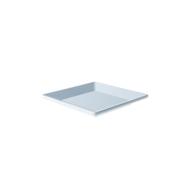 Bord 15,2 cm vierkant wit melamine