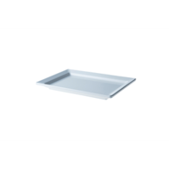 Bord 30x21 cm rechthoek wit melamine