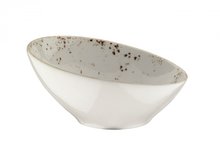 Kom schuin 18 cm Bonna Grain Off-white