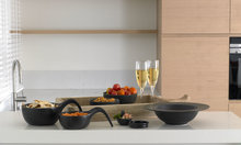 Schaal 20,5-12 cm Black lepelvorm