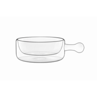Schaal glas 25 cl met greep Food &amp; Design