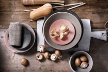 Bord 27 cm grijs Cubical Palmer