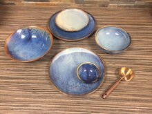 Diepe schaal 26 cm Nova Blue