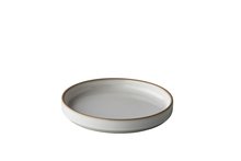 Bordje 15 cm lage opstaande rand Q Authentic Japan Wit
