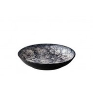 Bord diep 21 cm Q Authentic Bubble zwart
