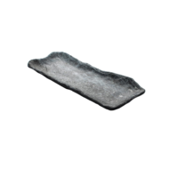 Schaal 27 x 11 cm Endure Melamine zwart/marmer