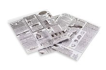 Vetvrij papier hamburger zakje klein Times 1000 stuks