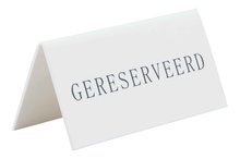 Bordje tafel gereserveerd set van 5 