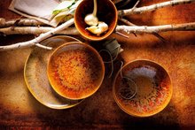 Kom 15 cm Rustique forest bruin