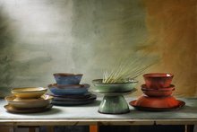 Bord 22 cm Rustique rood