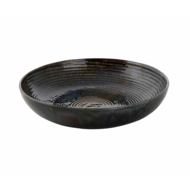 Bord diep 26 cm Metallic groen