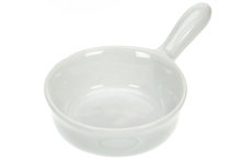 Minipannetje porselein - per 6 stuks