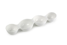 Schaal 33 x 8,5 cm 4 delen Funky Yong