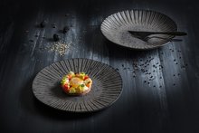 Tafellepel Gioia Gun Metal zwart 18/10