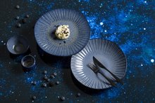 Dessertlepel Gioia Gun Metal zwart 18/10
