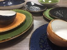 Diep bord 23,5 cm blauw Jersey