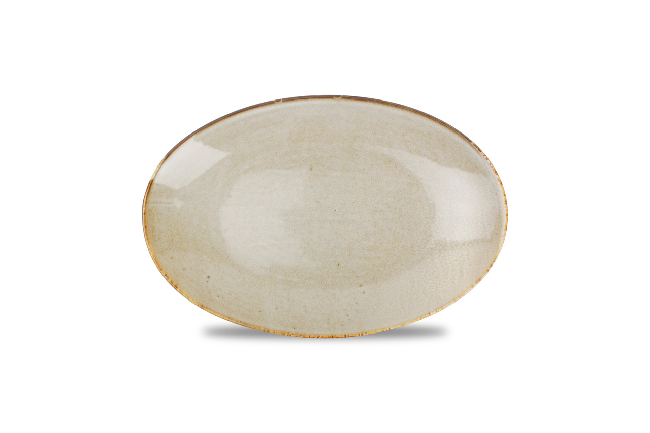 Schaal 33 x 22,5 cm Mundok grijs