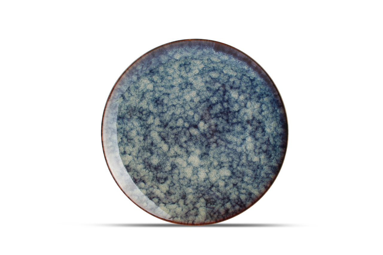 niezen Oriëntatiepunt schakelaar Bord 27 cm Yong Hazy Blue | Porselein - bordenenzo