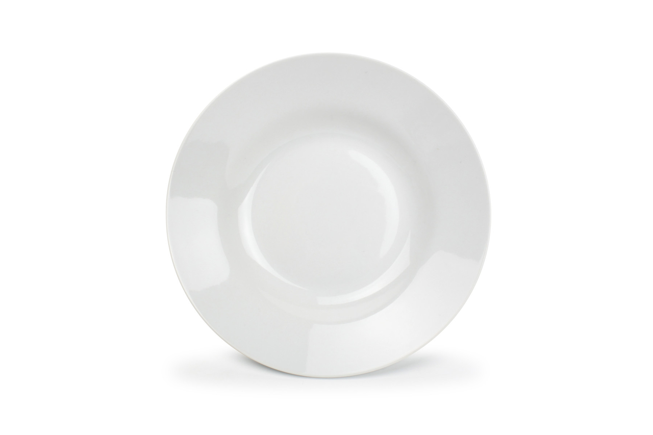 Diep bord 23 cm Basic White porselein Yong