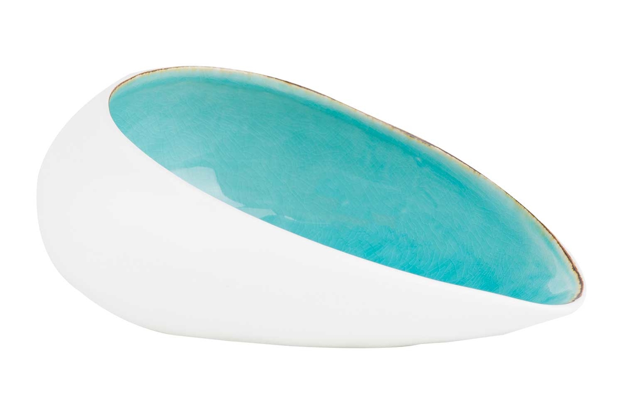 Schaal 21,5 cm ovaal Laguna Azzuro Drop 