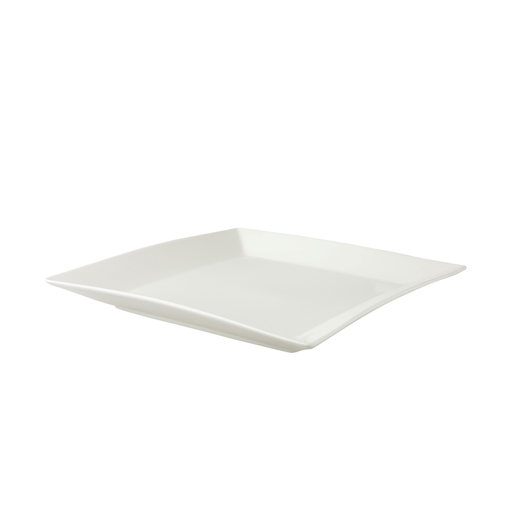 Bord 23 cm vierkant edge Royal Ivory Palmer