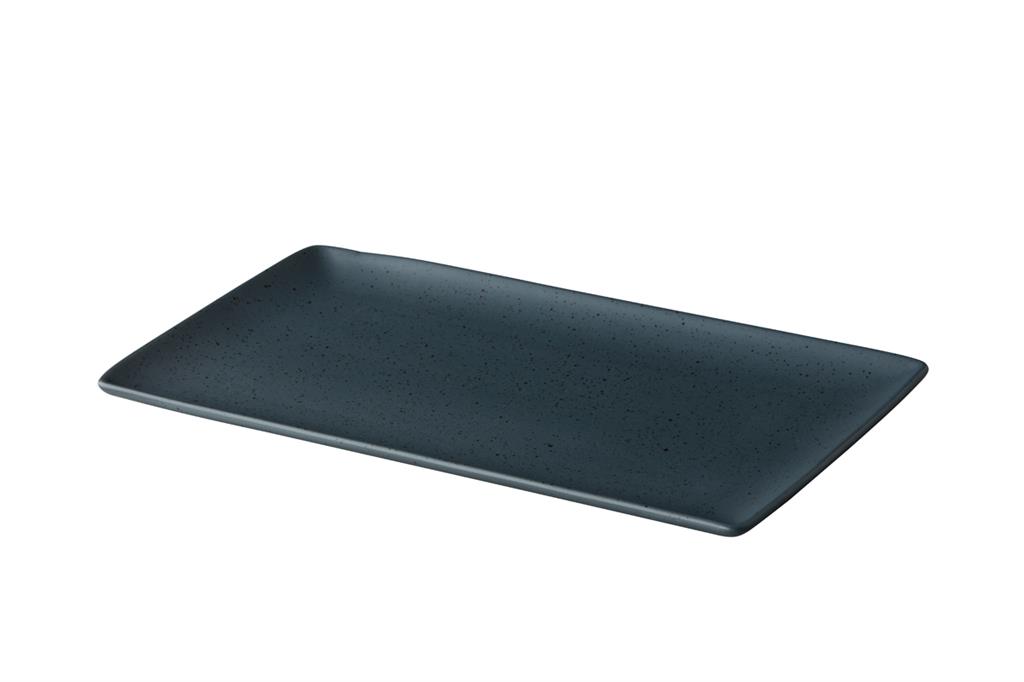 Bord rechthoekig 19 x 33,5 cm Tinto mat donkergrijs
