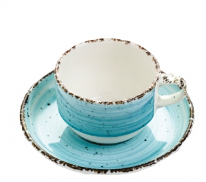 Gural Ent Kop en Schotel Blauw 170 ml