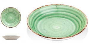 Gural Ent Diep Bord Groen 20 cm