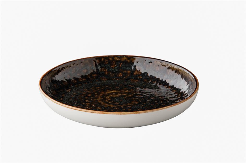 Diep bord 23,5 cm bruin Jersey