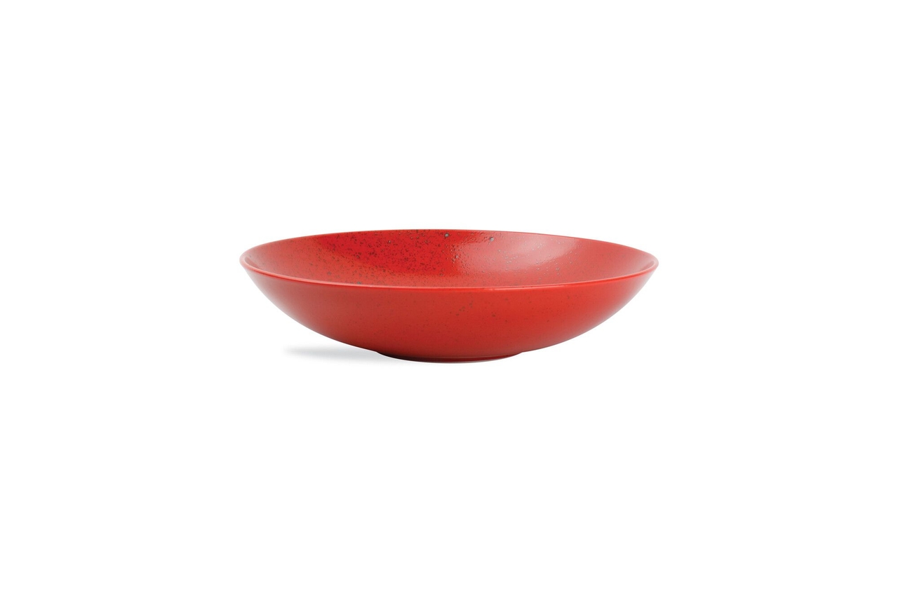 Diep bord 25 cm Terrene rood