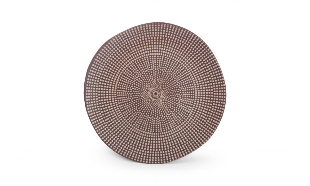 Bord 27 cm Mosaic Aubergine