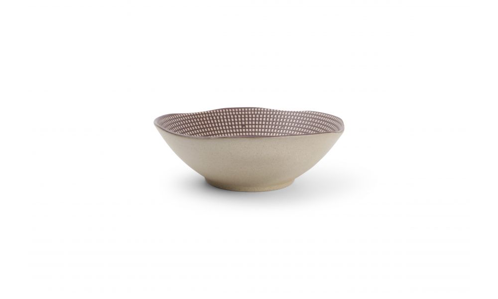 Kom 19,5 cm Almond Aubergine