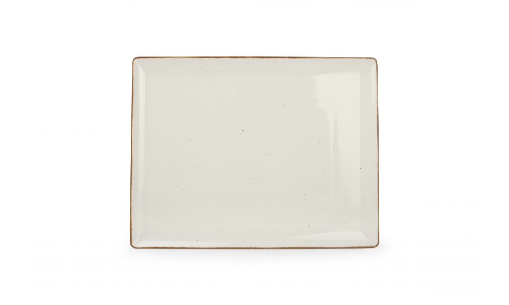 Plat bord 31cm x 24cm Collect Ivoor