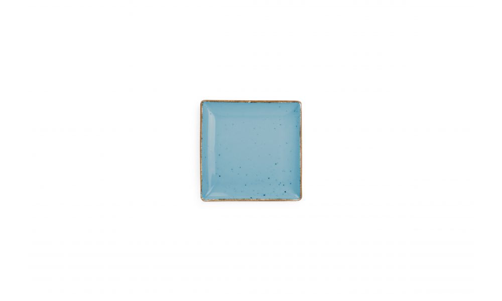 Plat bord 11cm x 11cm Collect Blauw