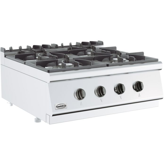 Gaskooktafel 4BR Tafelmodel Combisteel Base 700