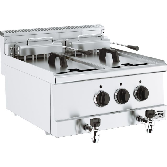 Friteuse Elektrisch 2x10L Combisteel Base 600