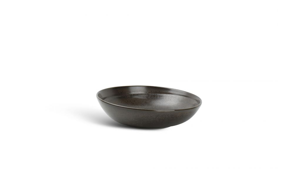 Diep bord Ceres zwart 22x6cm