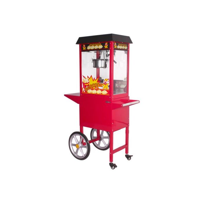 Popcornmachine incl. Wielen Combisteel