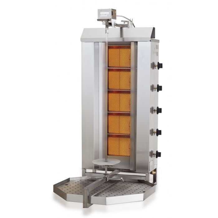 Gyros Grill 5 Hittezones Combisteel