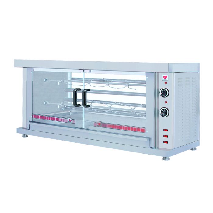 Kippengrill Elektrisch 2 Spitten Combisteel